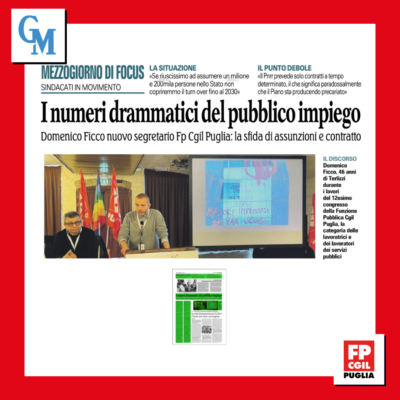 I numeri drammatici del pubblico impiego