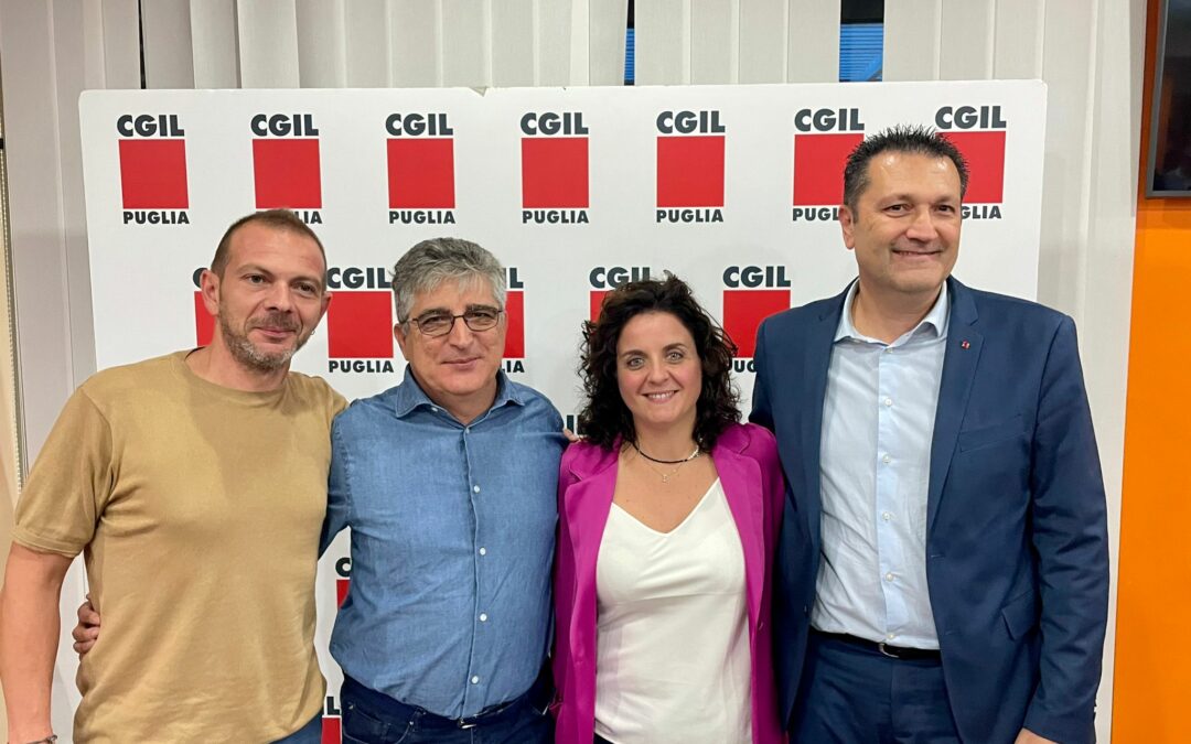Luigi Lonigro eletto all’unanimità nuovo segretario generale della FP Cgil Puglia