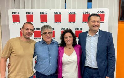 Luigi Lonigro eletto all’unanimità nuovo segretario generale della FP Cgil Puglia